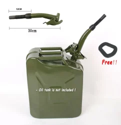 38cm-Tank-Fuel-Filler-Pipe-5-10-20-Litre-Jerry-Cans-Rubber-Can-Pouring-Spout-Flexible